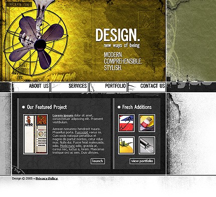 Website Template #9201