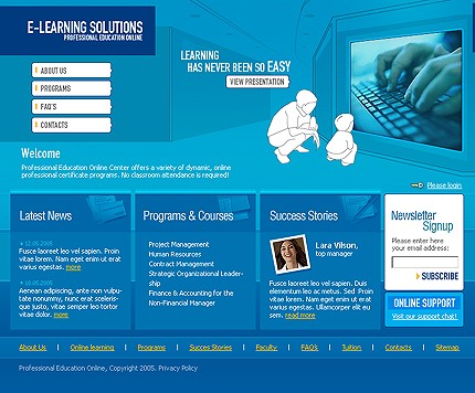 Website Template #9225