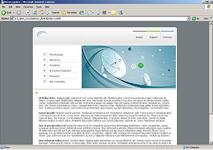 Website Template #9229
