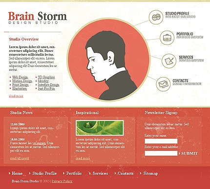 Website Template #9245