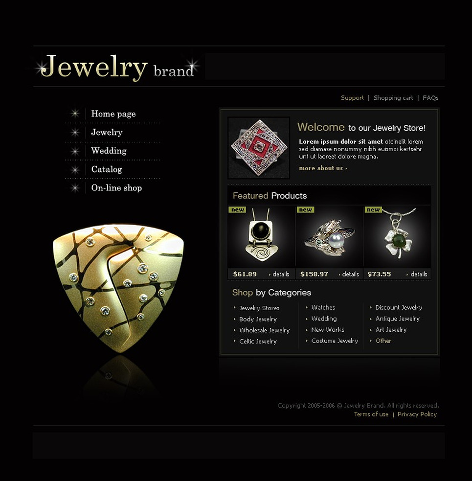 Jewelry Flash Template 9257