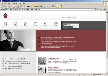Website Template #9272