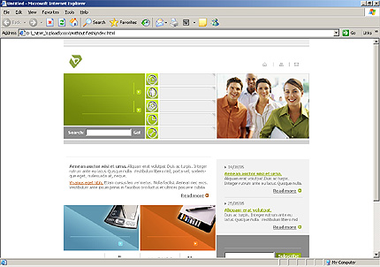 Website Template #9305