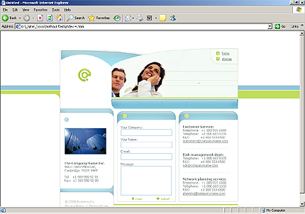 Website Template #9341