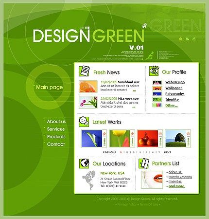 Website Template #9350