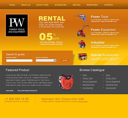 Website Template #9430