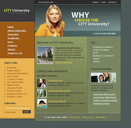 Website Template #9449
