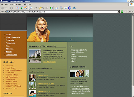 Website Template #9449
