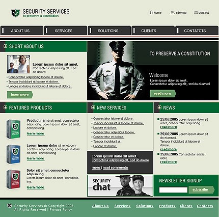 Website Template #9450