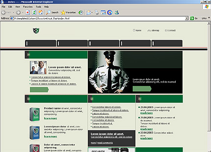 Website Template #9450