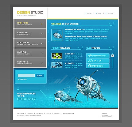 Website Template #9453