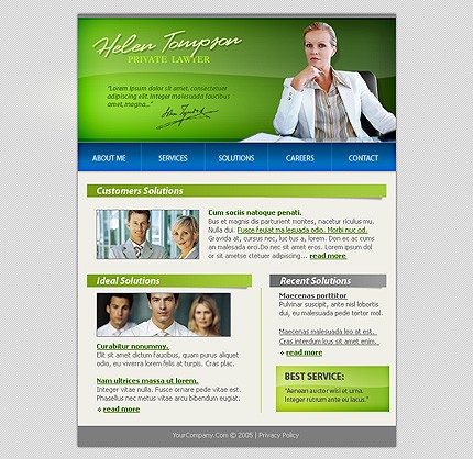 Website Template #9463