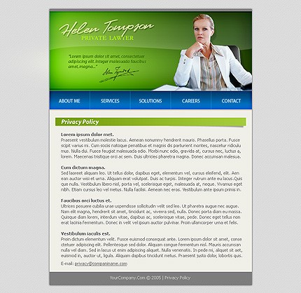 Website Template #9463