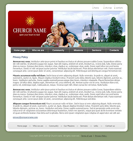 Website Template #9474