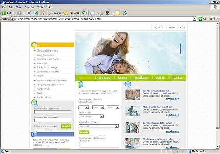 Website Template #9512