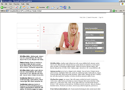 Website Template #9522
