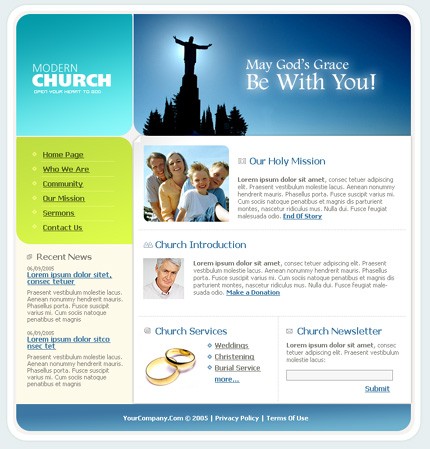 Website Template #9544