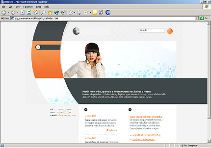 Website Template #9545