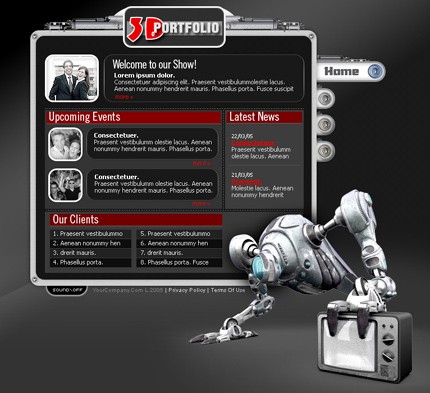 Website Template #9547