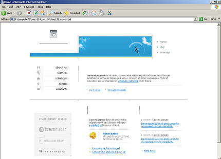 Website Template #9549