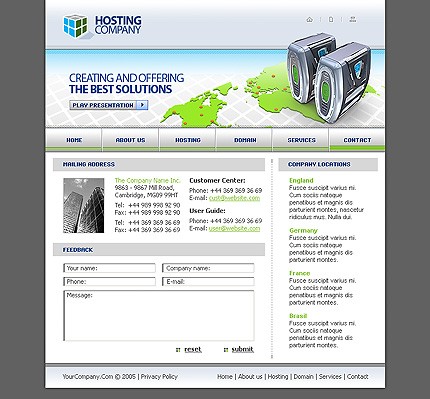 Website Template #9552