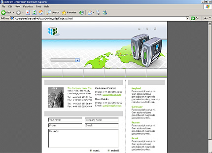 Website Template #9552