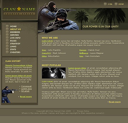 Website Template #9569