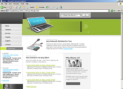 Website Template #9596