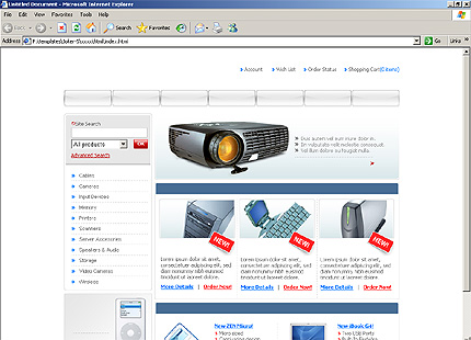 Website Template #9611