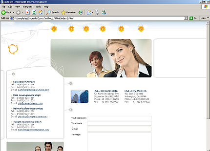 Website Template #9621