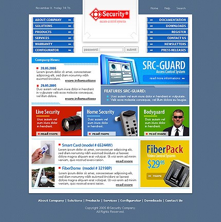 Website Template #9622