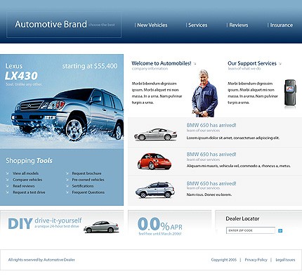 Website Template #9623