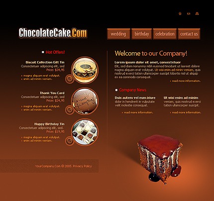 Website Template #9626