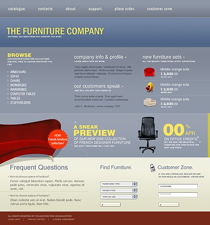 Website Template #9632