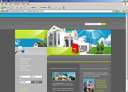 Website Template #9636
