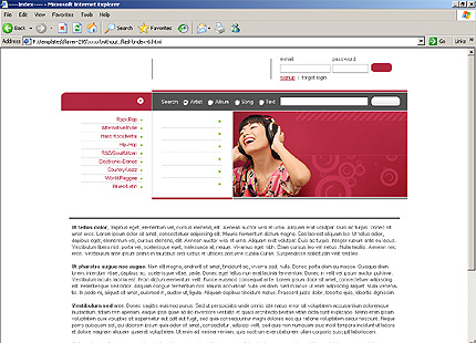 Website Template #9643