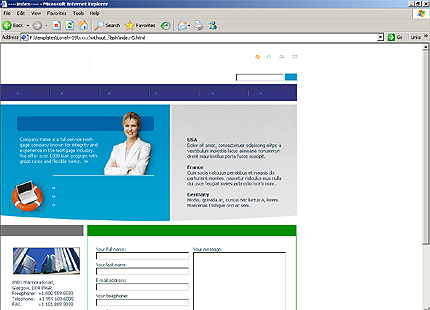 Website Template #9664