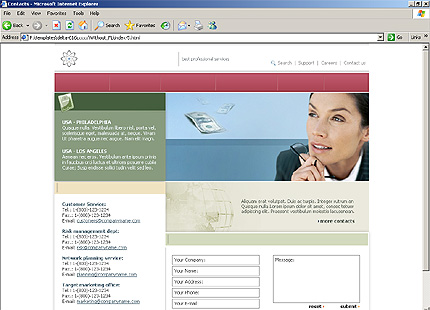 Website Template #9665