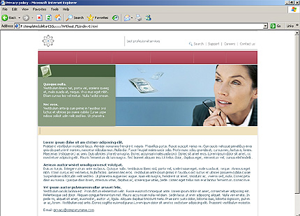 Website Template #9665