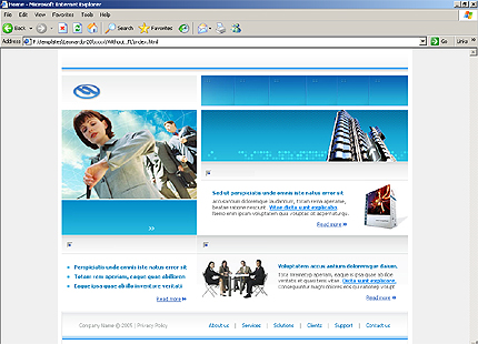 Website Template #9668