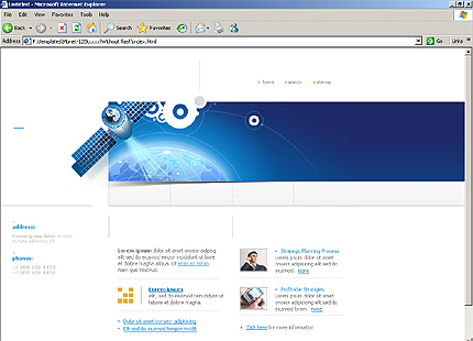 Website Template #9682