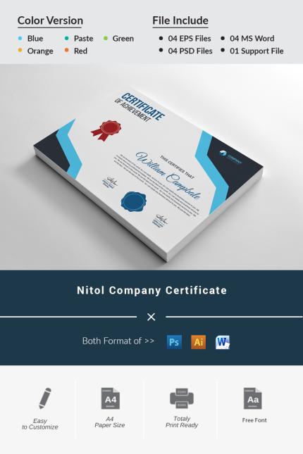 Certificat Templates