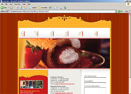 Website Template #9710