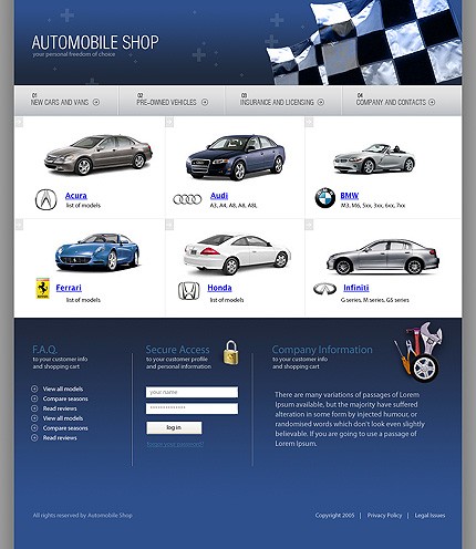 Website Template #9730