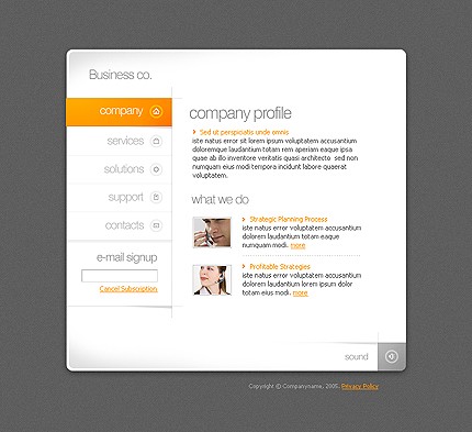 Website Template #9739