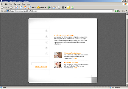 Website Template #9739