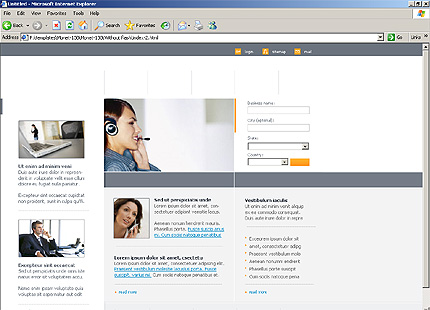 Website Template #9766