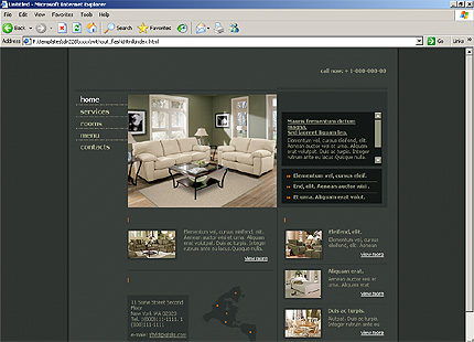 Website Template #9803