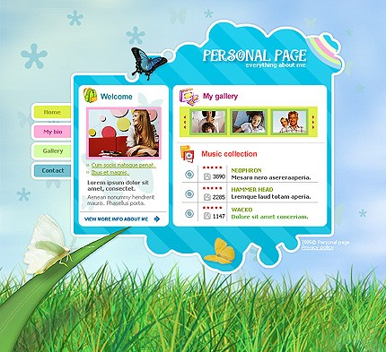 Website Template #9816