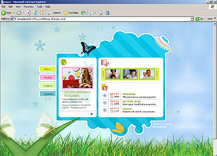 Website Template #9816